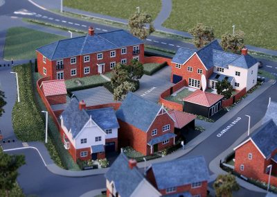 Countryside Chesterwell 200th Scale Housing Model Gloriana Road