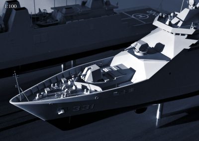 Damen Schelde Sigma PKR 10514 100th Scale Model Raden Eddy Martadinata Foredeck