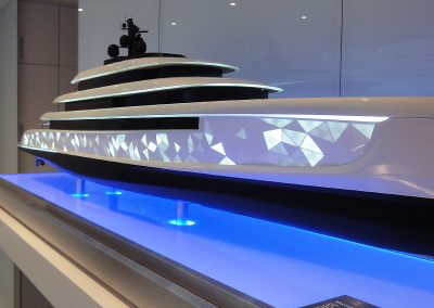 Oceanco DP014 50th Scale Yacht Model Moonstone Hull