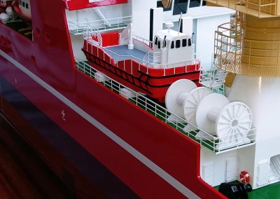Cammell Laird RRS Sir David Attenborough 100th Scale Model Landing Craft