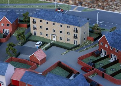 Countryside Chesterwell 200th Scale Housing Model Central Appartments