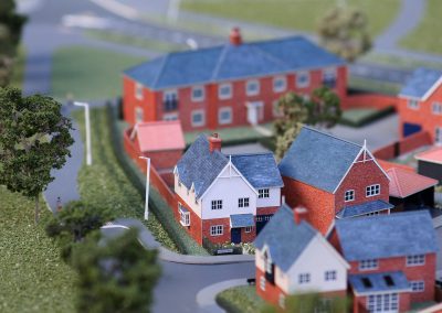Countryside Chesterwell 200th Scale Housing Model Close Up