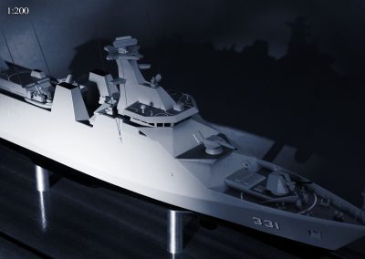 Damen Schelde Sigma PKR 10514 200th Scale Model Raden Eddy Martadinata Frigate