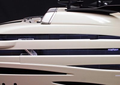 Oceanco DP119 50th Scale Yacht Model Amara Port Side View
