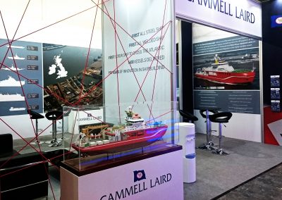 Cammell Laird RRS Sir David Attenborough 100th Scale Model On Show