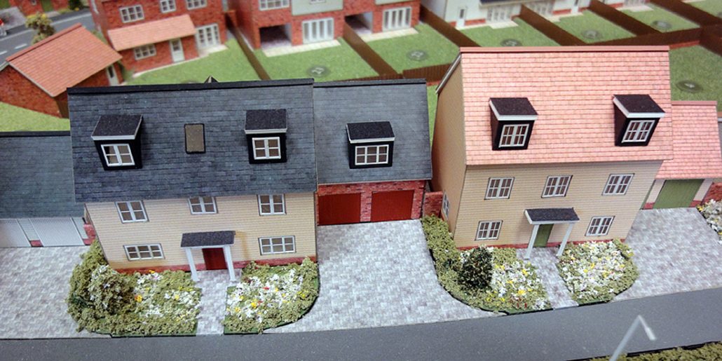 Countryside Beaulieu Heath 200th Scale Development Model Houses