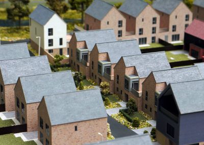 Countryside 200th Scale Architectural Model Beaulieu Keep Terrace Homes