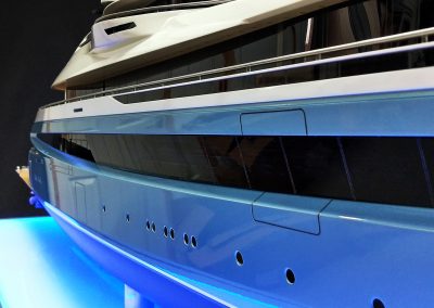 Oceanco DP055 50th Scale Superyacht Model Titan Starboard Side