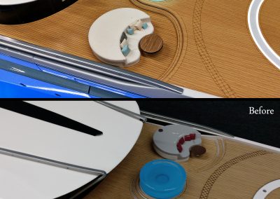 Oceanco DP055 50th Scale Superyacht Model Titan before and after 2